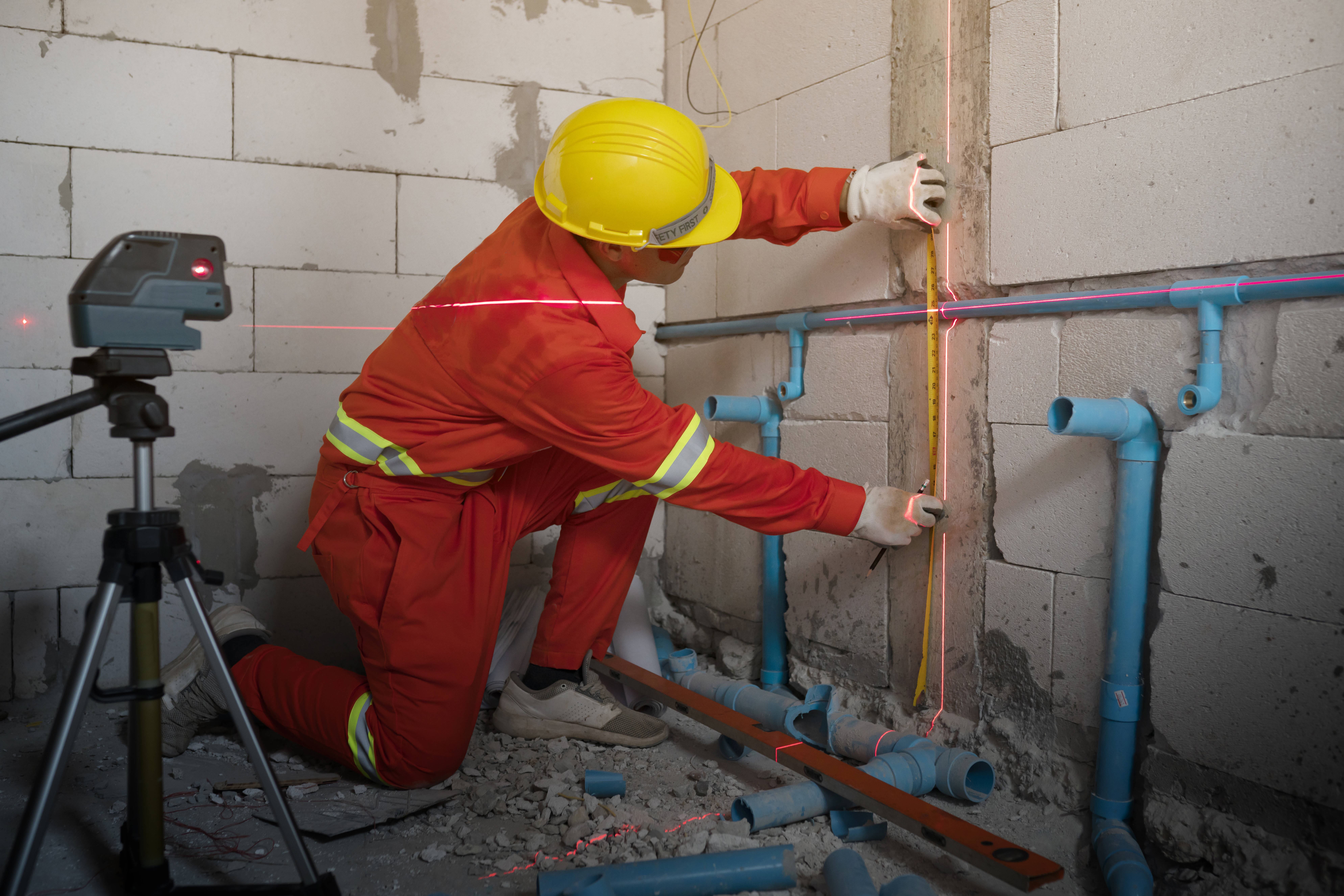 Building inspection leaky pipes